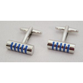 Cufflinks/Button Covers: Professional Design: Cylinder